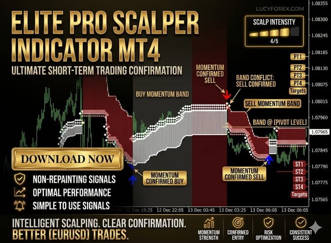 Elite PRO Scalper MT4 Indicator Features and Overview